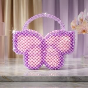 Amora Butterfly Beaded Bag
